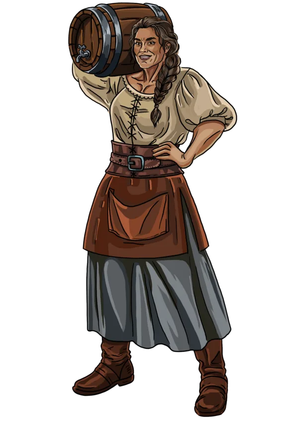 Rebecca — companion character from Shattered Realms fantasy series